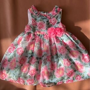Floral dressy dress - 18 months